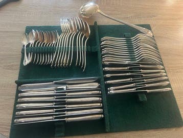 Fleuron (Christofle) - Bestekset voor 12 personen (60) -