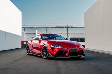 Toyota Supra A90 ADRO Carbon voorlip splitter, Auto diversen, Verzenden