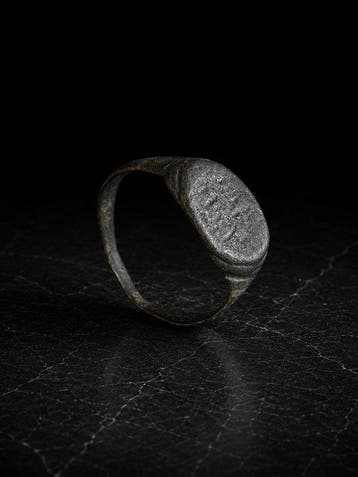 Laat-Romeins / Vroeg-Byzantijns Brons Ring - 4e tot 7e eeuw