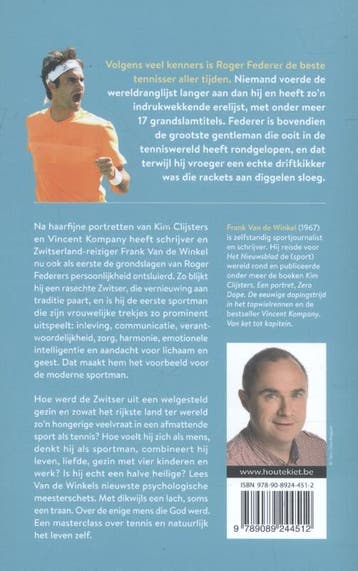 Roger Federer 9789089244512 Frank van de Winkel, Verzenden, Zo goed als nieuw, Frank van de Winkel