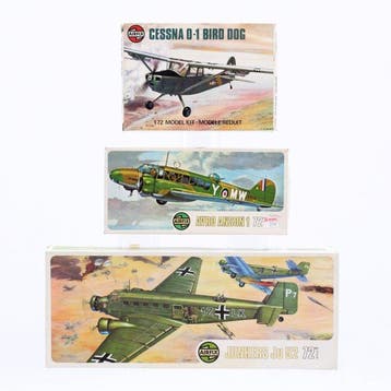 Airfix 1 : 72 - Modelvliegtuig (3) - Junkers JU 52, Avro, Nieuw
