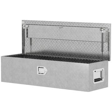 TRUUSK Aluminium Gereedschapskist 99x33x25,5 cm - Met Zijhan, Verzenden, Nieuw