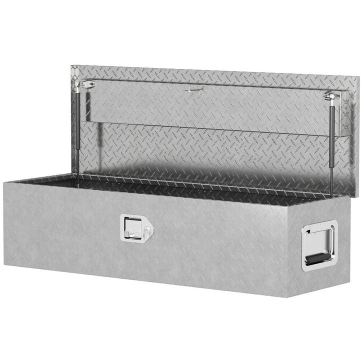 TRUUSK Aluminium Gereedschapskist 99x33x25,5 cm - Met Zijhan, Doe-het-zelf en Verbouw, Hout en Planken, Nieuw, Verzenden