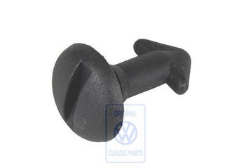 Volkswagen Polo 3 (6N) clip voor bagagenet - zwart, Ophalen of Verzenden, Nieuw, Volkswagen