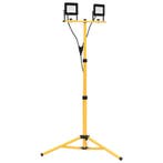 vidaXL Spotlight met statief LED 2x20 W warmwit, Verzenden, Nieuw