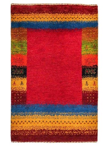 Gabbeh - Vloerkleed - 85 cm - 61 cm - Handgeknoopt uit wol, Nieuw