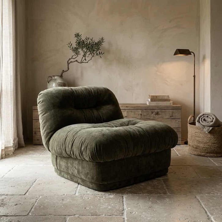 Lounge fauteuil Nook groen, Huis en Inrichting, Stoelen, Nieuw, Ophalen of Verzenden