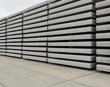 Betonplaten te koop - Diverse afmetingen en diktes, 60 cm of meer, Nieuw, Ophalen of Verzenden, 10 m² of meer