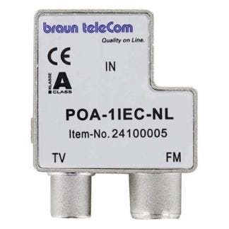 KabelKeur Coax splitter - Braun Telecom (TV/Radio), Verzenden, Nieuw