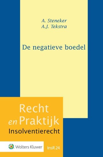 De Negatieve Boedel | A. Steneker | Nieuw, Ophalen of Verzenden, Nieuw, A. Steneker