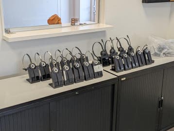 Ca. 20x Headset Jabra, Nieuw