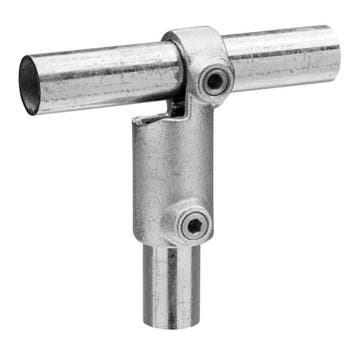 Verstelbaar hoekstuk Ø 33,7 mm 45 graden Zink, Verzenden, Nieuw