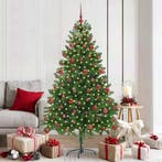 vidaXL Kerstboom met 300 LED met standaard Groen 180 cm PE, Diversen, Kerst, Verzenden, Nieuw