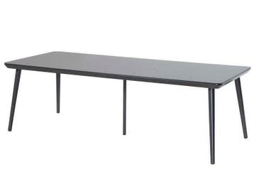 Hartman sophie studio hpl tuintafel 240 x 100 zwart, Nieuw, Kunststof, Eettafel, Tuinset