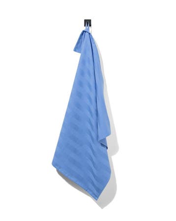 HEMA Theedoek 65x65 katoen blauw, Verzenden