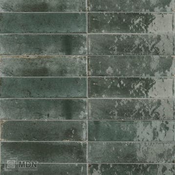 Ragno Look Avio handvorm tegels 6x24 cm langwerpig groen, Verzenden, Nieuw