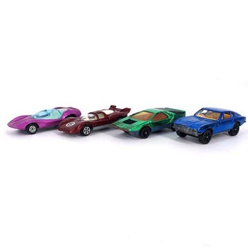 1:64 - Modelauto (4) - Lot of 4 Vintage Corgi Model Cars, Nieuw