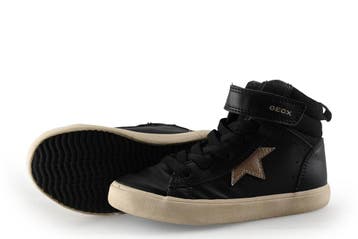 Geox Hoge sneakers Meisjes in maat 27 Zwart, Verzenden, Jongen of Meisje, Schoenen, Zo goed als nieuw