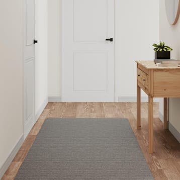 vidaXL Tapijtloper 80x180 cm grijs, Verzenden, Nieuw, Grijs