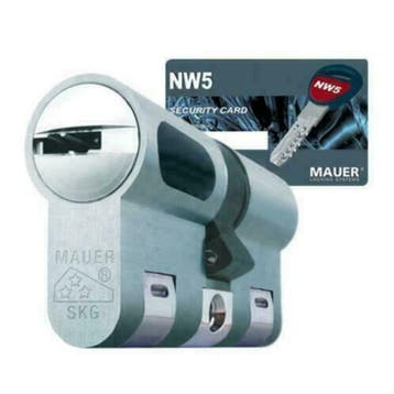 Mauer profielcilinder new wave / 3 sterren cilinder / skg***, Verzenden, Nieuw, Overige materialen, Slot