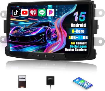 Dual Din Android 13 Radio - CarPlay | Laatste Stuk!, Auto diversen, Autoradio's, Ophalen of Verzenden, Nieuw