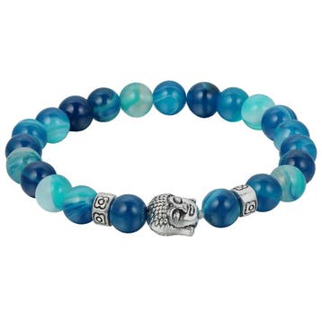 Fako Bijoux - Buddha Armband - Deluxe - Aqua, Verzenden, Nieuw