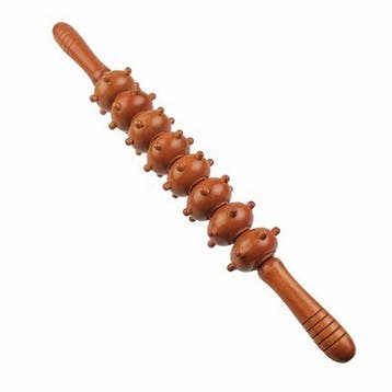 Meridiaan Massage Stok Bruin van Hout, Verzenden, Nieuw