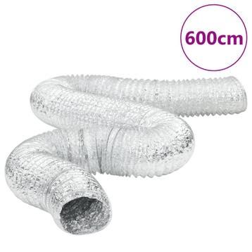 vidaXL Ventilatieslang Ø10 cm 6 m aluminium, Verzenden, Nieuw