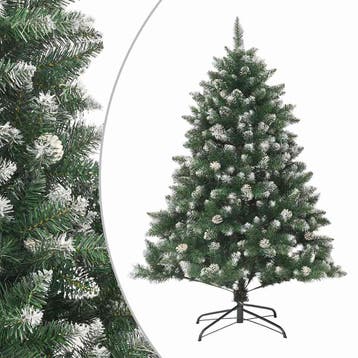 vidaXL Kunstkerstboom met standaard 150 cm PVC, Diversen, Verzenden, Nieuw