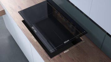 ETNA KIF780ZT Inductiekookplaat 80 cm – 5 Zones – 2 Fase, Verzenden, Nieuw