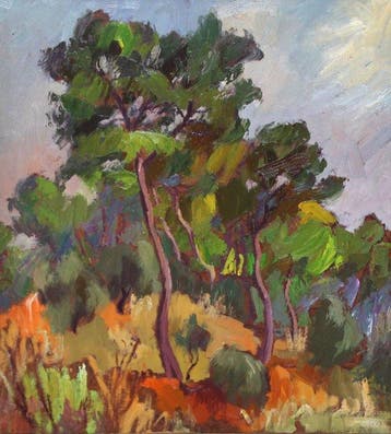 Spanish school (XX) - Brushstrokes of Nature - NO RESERVE