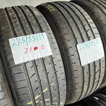 4 x Toyo 225-55-19 Zomerbanden 8,5mm, Auto-onderdelen, 19 inch, Gebruikt, Ophalen of Verzenden, Band(en)