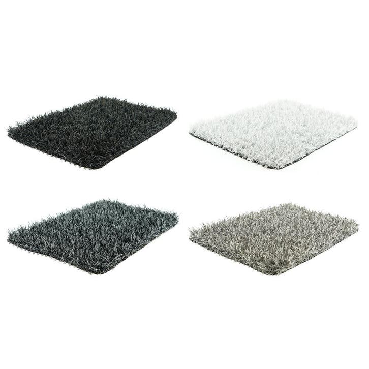 Kunstgras voor Balkon - 22mm - Grijs Zwart Antraciet Zilver, Tuin en Terras, Gras en Kunstgras, 20 m² of meer, Nieuw, Kunstgras