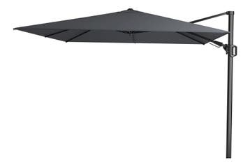 Platinum Challenger parasol T2 - 3x3 m. - Antraciet, Verzenden, Nieuw, Zweefparasol, Kantelbaar