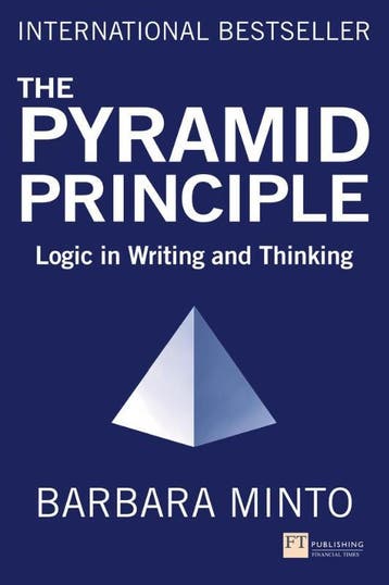 The Pyramid Principle 9781292372266, Boeken, Zo goed als nieuw