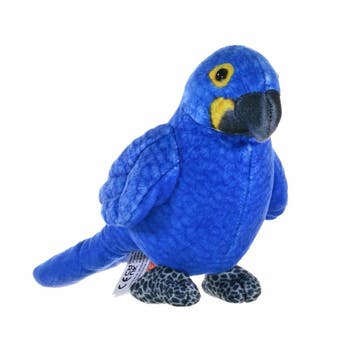 Wild Republic macaw knuffel - pluche - 12 cm - blauw, Verzenden, Nieuw