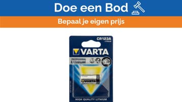 Bieden: Varta Professional CR123A 3V Lithium, Ophalen of Verzenden, Nieuw, Elektra en Verlichting, Zeilboot of Motorboot