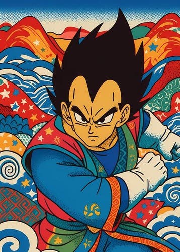 SSICK - [XL MATTE PAPER] Pride of the Saiyan Prince, Nieuw in verpakking