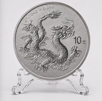 China. 10 Yuan 2026 – China Dragon – 1 oz Silver coin – Ag