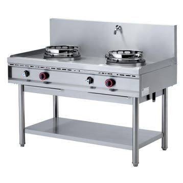 Wok-gasfornuis, 2 vuren (2x 13 kW), Verzenden, Nieuw in verpakking