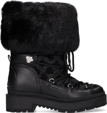 Guess - Maat 36 - Larya Dames Vachtlaarzen - Zwart, Kleding | Dames, Schoenen, Verzenden, Nieuw