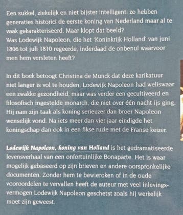 Lodewijk Napoleon 9789070812058 C. de Munck, Verzenden, Gelezen, C. de Munck