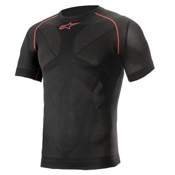 Alpinestars Ride Tech V2 Top Short Sleeve Zwart Rood Summer, Motoren, Kleding | Motorkleding, Nieuw met kaartje, Overige typen