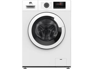 ok Owm7116e - Wasmachine - 7 kg - 1400 tpm - Energieklasse E, Ophalen of Verzenden, Zo goed als nieuw, Voorlader, 85 tot 90 cm