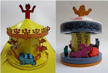 Keith Haring (1958-1990) - 2x (1986 + 2025) Luna Luna A