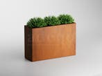Adeqo cortenstaal plantenbak rechthoek 120 x 40 x 80 cm, 100 cm of meer, Verzenden, Nieuw, Metaal