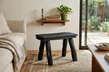 Logniture - Kruk - Japanse stijl - Hout, Antiek en Kunst