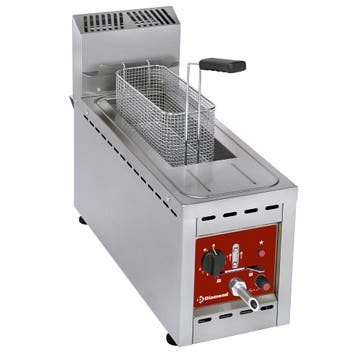 Diamond Friteuse | Gas | 8L | 100°c/190°c | Aftapkraan | 250, Zakelijke goederen, Horeca | Keukenapparatuur, Ophalen of Verzenden