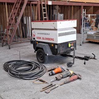 Compressor aanhanger, Ingeroll Rand, P70WN, 1996