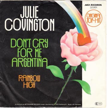 Julie Covington - Dont Cry For Me Argentina, Ophalen of Verzenden, Gebruikt